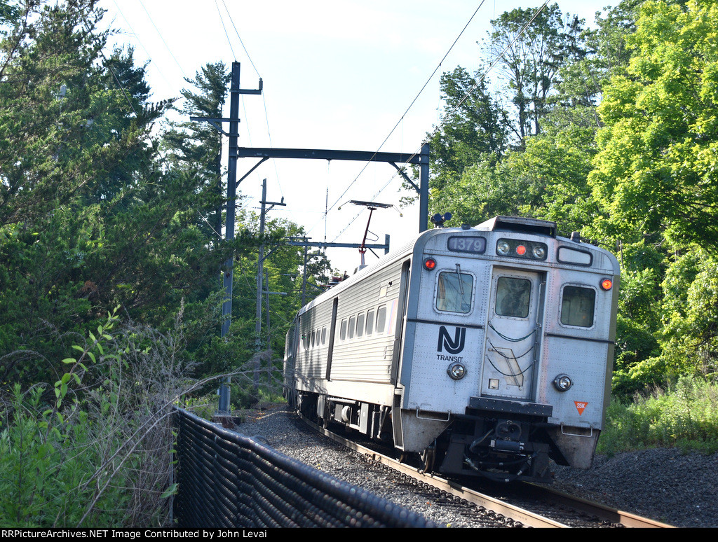 NJT Arrow III Cab Car # 1377 trails on Train # 429